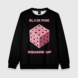 Свитшот детский Blackpink Square up, цвет: 3D-черный