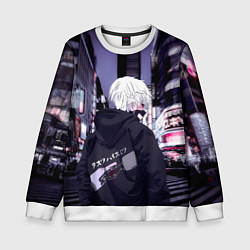 Свитшот детский Kaneki Ken, цвет: 3D-белый