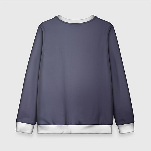 Детский свитшот Тигр и краски - нейросеть / 3D-Белый – фото 2