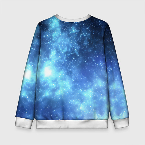 Детский свитшот Яркие звёзды в космосе / 3D-Белый – фото 2