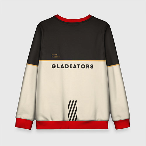 Детский свитшот Gaimin Gladiators esports / 3D-Красный – фото 2