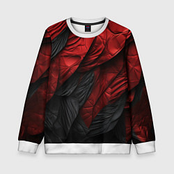 Детский свитшот Red black texture