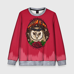 Свитшот детский Bring Me The Horizon Owl, цвет: 3D-меланж