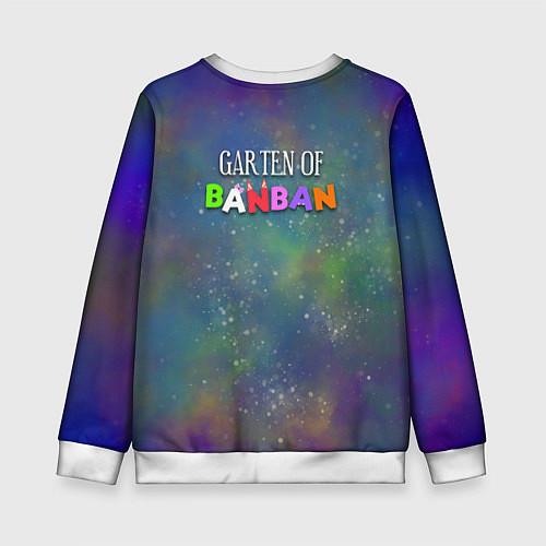 Детский свитшот Nabnab - паук / 3D-Белый – фото 2