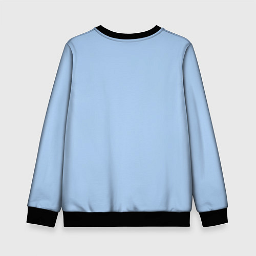 Детский свитшот Сквидвард / 3D-Черный – фото 2