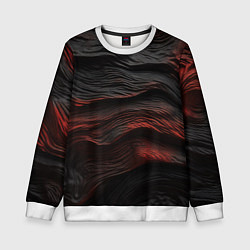 Детский свитшот Black red texture