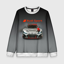 Свитшот детский Audi sport - racing car - extreme, цвет: 3D-белый