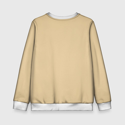 Детский свитшот Баухаус - Мысли ацтека / 3D-Белый – фото 2