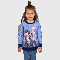 Свитшот детский Агенты времени, цвет: 3D-синий — фото 2