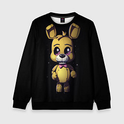 Свитшот детский Spring Bonnie Five Nights at Freddys, цвет: 3D-черный