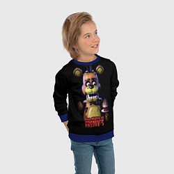 Свитшот детский Five Nights at Freddy, цвет: 3D-синий — фото 2