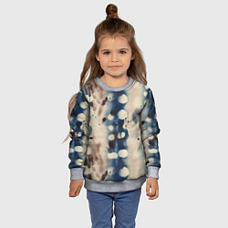 Свитшот детский Тай дай паттерн, цвет: 3D-меланж — фото 2
