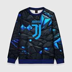 Свитшот детский Blue logo Juventus, цвет: 3D-синий