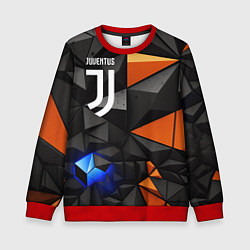 Детский свитшот Juventus orange black style