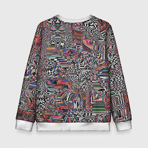 Детский свитшот Абстракция Никалеона / 3D-Белый – фото 2