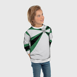 Свитшот детский Железнодорожные войска, цвет: 3D-белый — фото 2