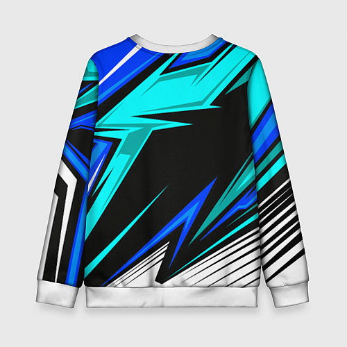Детский свитшот Фольцваген - sport uniform / 3D-Белый – фото 2