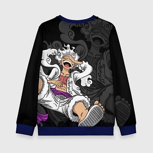 Детский свитшот One piece - Gear 5- purple / 3D-Синий – фото 2