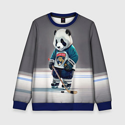 Свитшот детский Panda striker of the Florida Panthers, цвет: 3D-синий