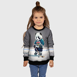 Свитшот детский Panda striker of the Florida Panthers, цвет: 3D-черный — фото 2