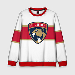 Свитшот детский Florida panthers - uniform - hockey, цвет: 3D-красный