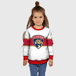 Свитшот детский Florida panthers - uniform - hockey, цвет: 3D-красный — фото 2