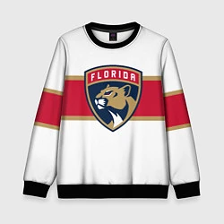 Свитшот детский Florida panthers - uniform - hockey, цвет: 3D-черный