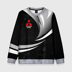 Свитшот детский Митсубиси - строгие оттенки, цвет: 3D-меланж