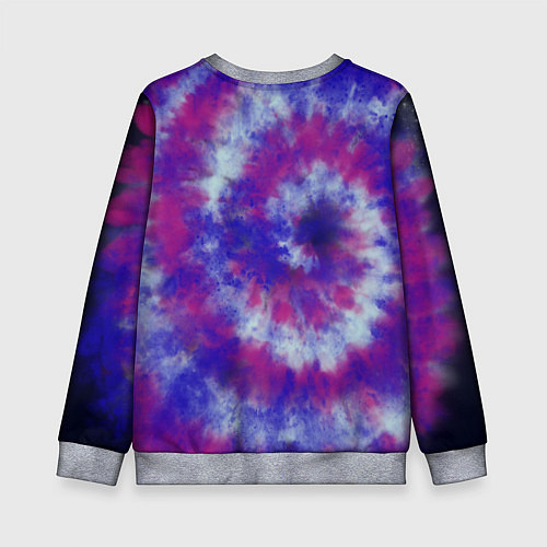 Детский свитшот Tie-Dye дизайн / 3D-Меланж – фото 2