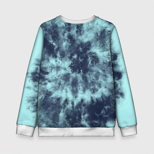 Детский свитшот Tie-Dye дизайн / 3D-Белый – фото 2