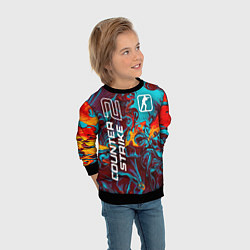 Свитшот детский КС2, цвет: 3D-черный — фото 2