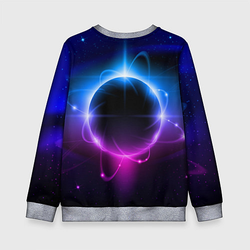 Детский свитшот Starfield space logo / 3D-Меланж – фото 2