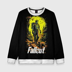 Свитшот детский Fallout poster, цвет: 3D-белый