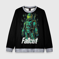 Свитшот детский Fallout poster style, цвет: 3D-меланж