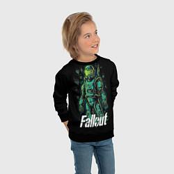 Свитшот детский Fallout poster style, цвет: 3D-черный — фото 2