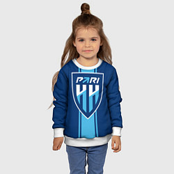 Свитшот детский ФК Пари Нижний Новгород, цвет: 3D-белый — фото 2