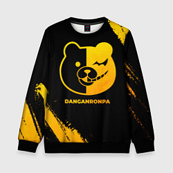 Свитшот детский Danganronpa - gold gradient, цвет: 3D-черный