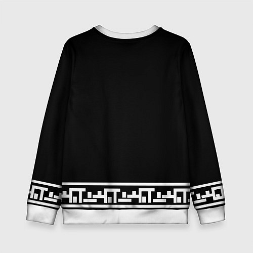 Детский свитшот Древние узоры / 3D-Белый – фото 2