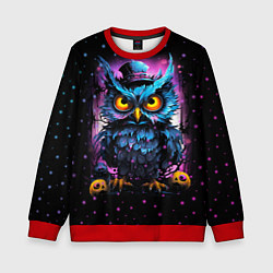 Свитшот детский Magic owl, цвет: 3D-красный