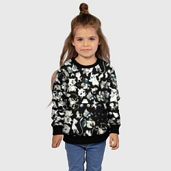 Свитшот детский Пикачу и сборник аниме покемонов, цвет: 3D-черный — фото 2