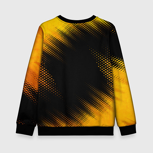 Детский свитшот Skoda - gold gradient / 3D-Черный – фото 2
