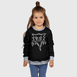 Свитшот детский Evil ghost, цвет: 3D-меланж — фото 2