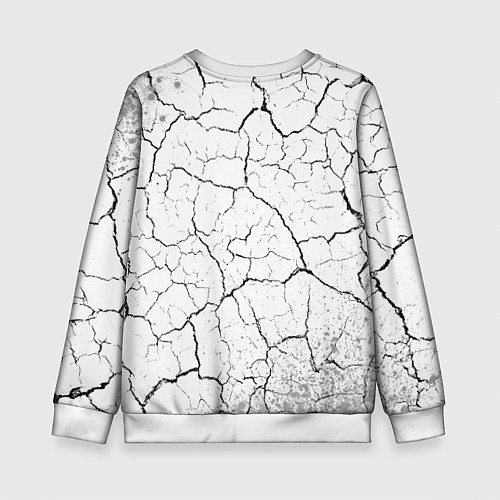 Детский свитшот Saints Row glitch на светлом фоне / 3D-Белый – фото 2