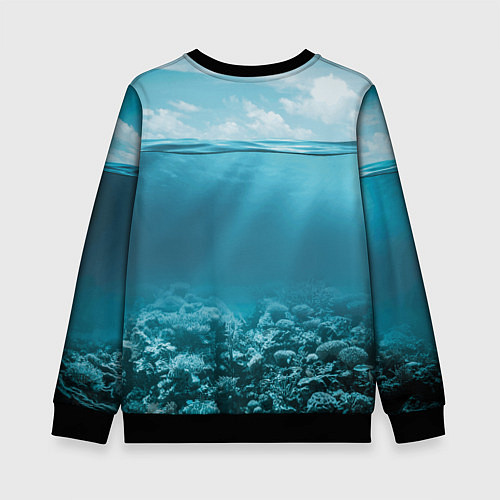 Детский свитшот Nirvana Cat / 3D-Черный – фото 2