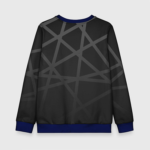 Детский свитшот Фрирен - милые ушки эльфийки / 3D-Синий – фото 2