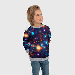 Свитшот детский Бесконечность звезд, цвет: 3D-меланж — фото 2