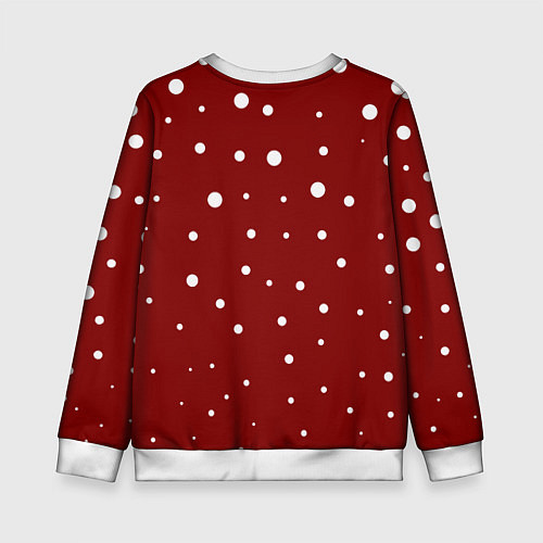 Детский свитшот Семья ламы / 3D-Белый – фото 2