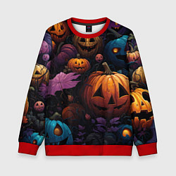 Детский свитшот Яркие тыквы