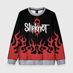 Детский свитшот Slipknot в огне