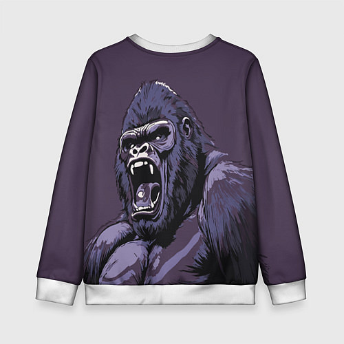 Детский свитшот Lord of the Jungle / 3D-Белый – фото 2